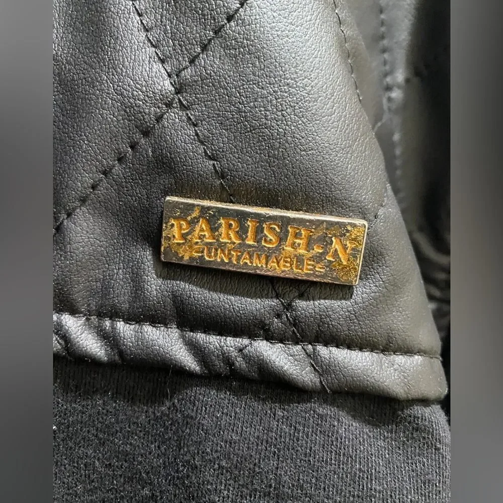 Parish Nation Mens Black LS Sweater L